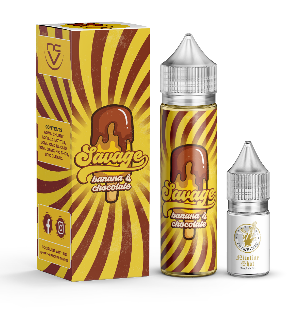 Savage Short Fill by NCV 50ml | Vape Junction