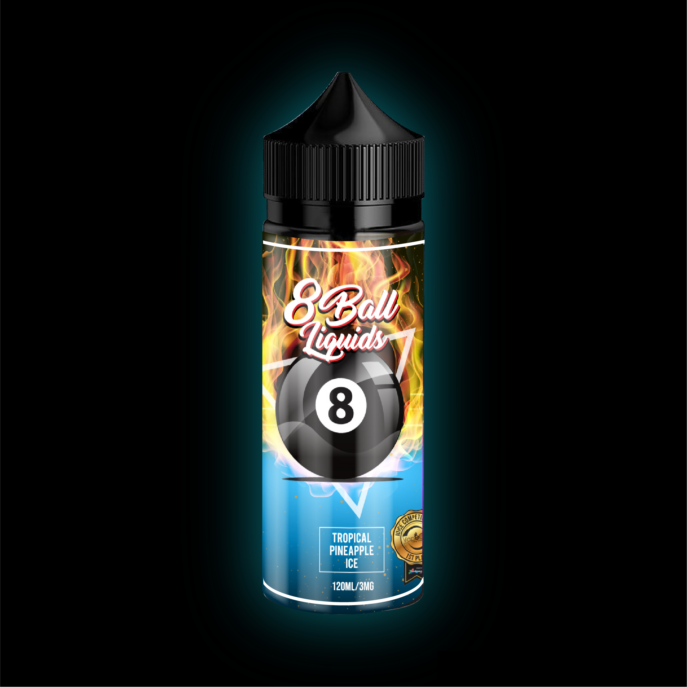 Tropical Pineapple on Ice by 8 Ball Liquids 120ml | Vape Junction