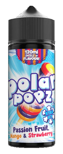 Polar Popz Xtra Icy | Passion Fruit Mango & Strawberry by Vapology 120ml