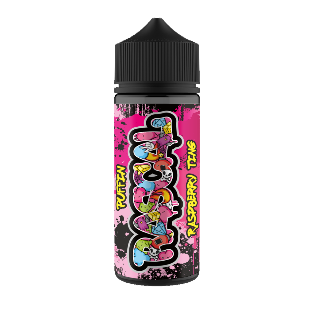 Raspberry Ting by Puffin Rascal 120ml | Vape Junction