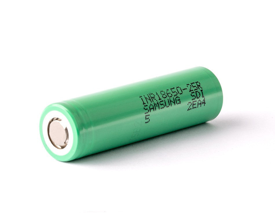 Samsung 25R 2500mah High Drain 25A Continuous Discharge | Vape Junction