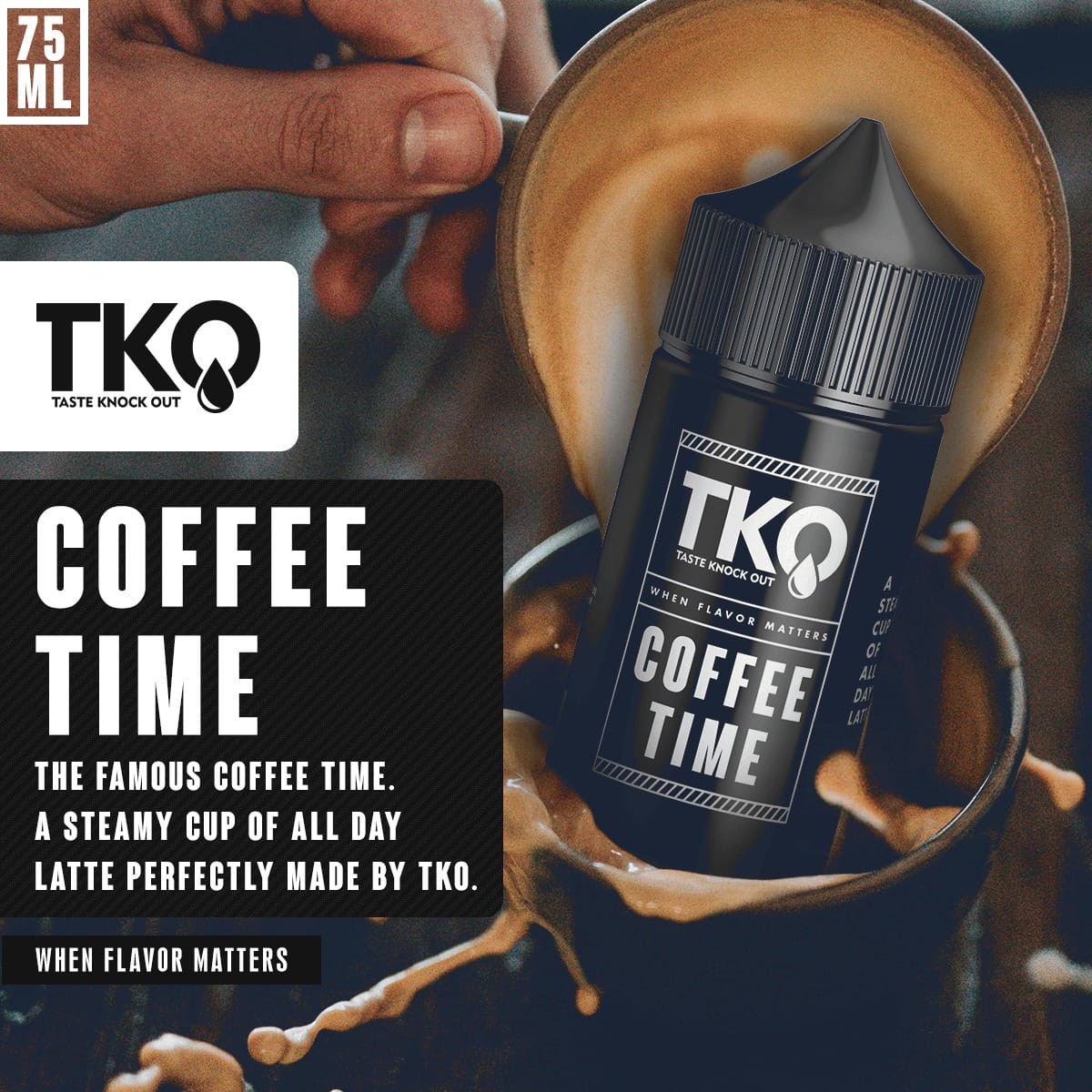 TKO - Coffee Time 75ml | Vape Junction