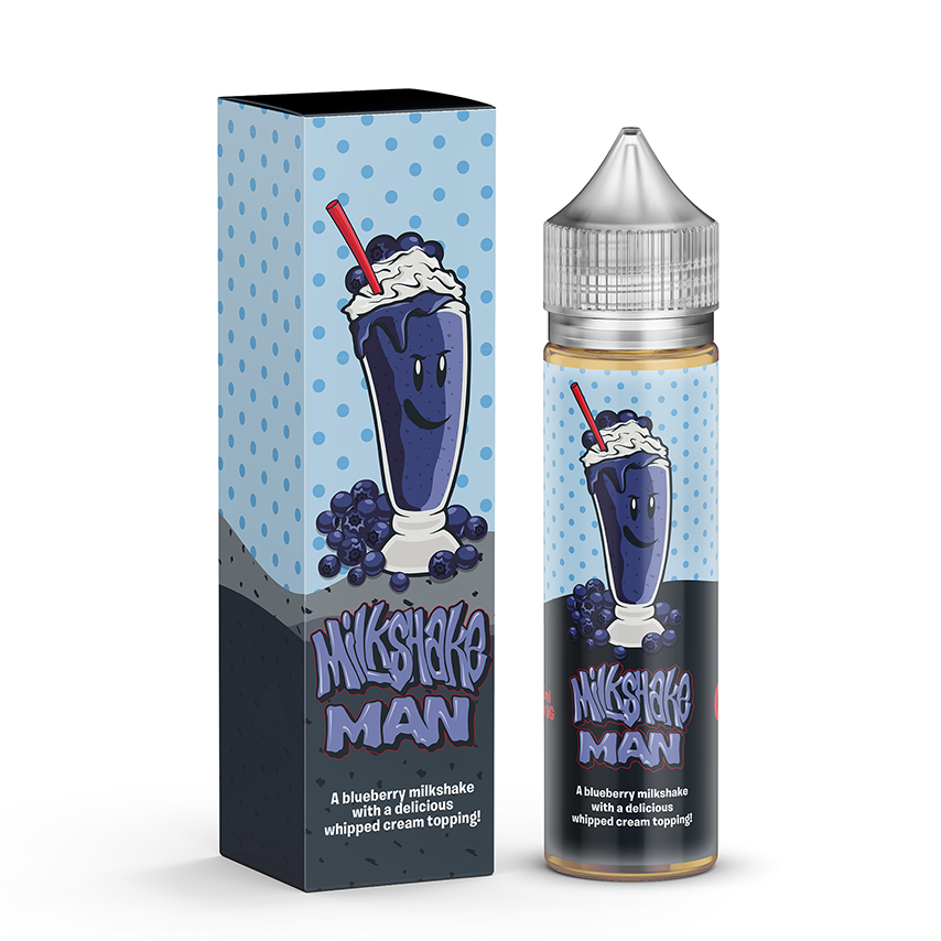Milkshake Man Blueberry by Marina Vape 60ml | Vape Junction