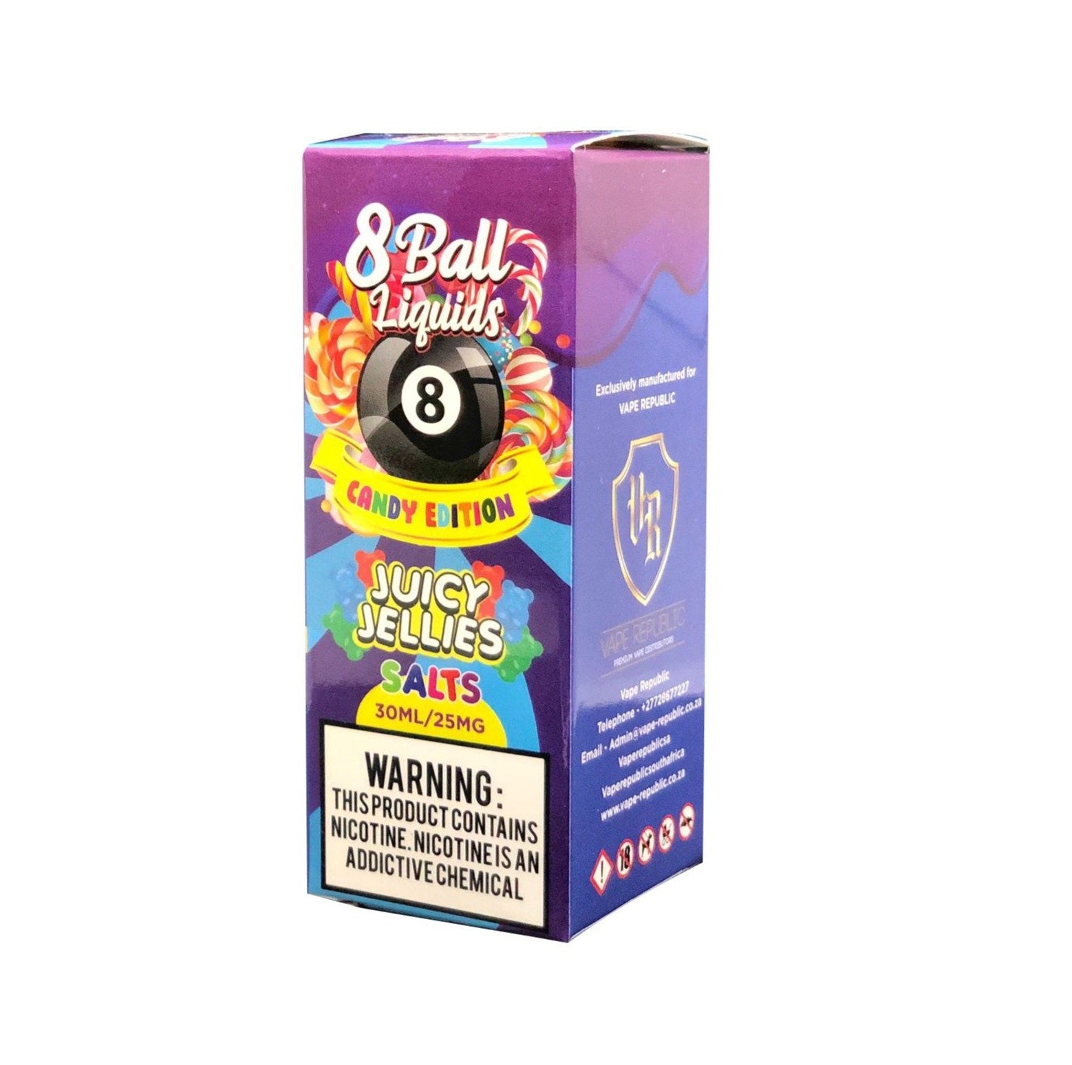 Juicy Jellies Nic Salt by 8 Ball Liquids 30ml