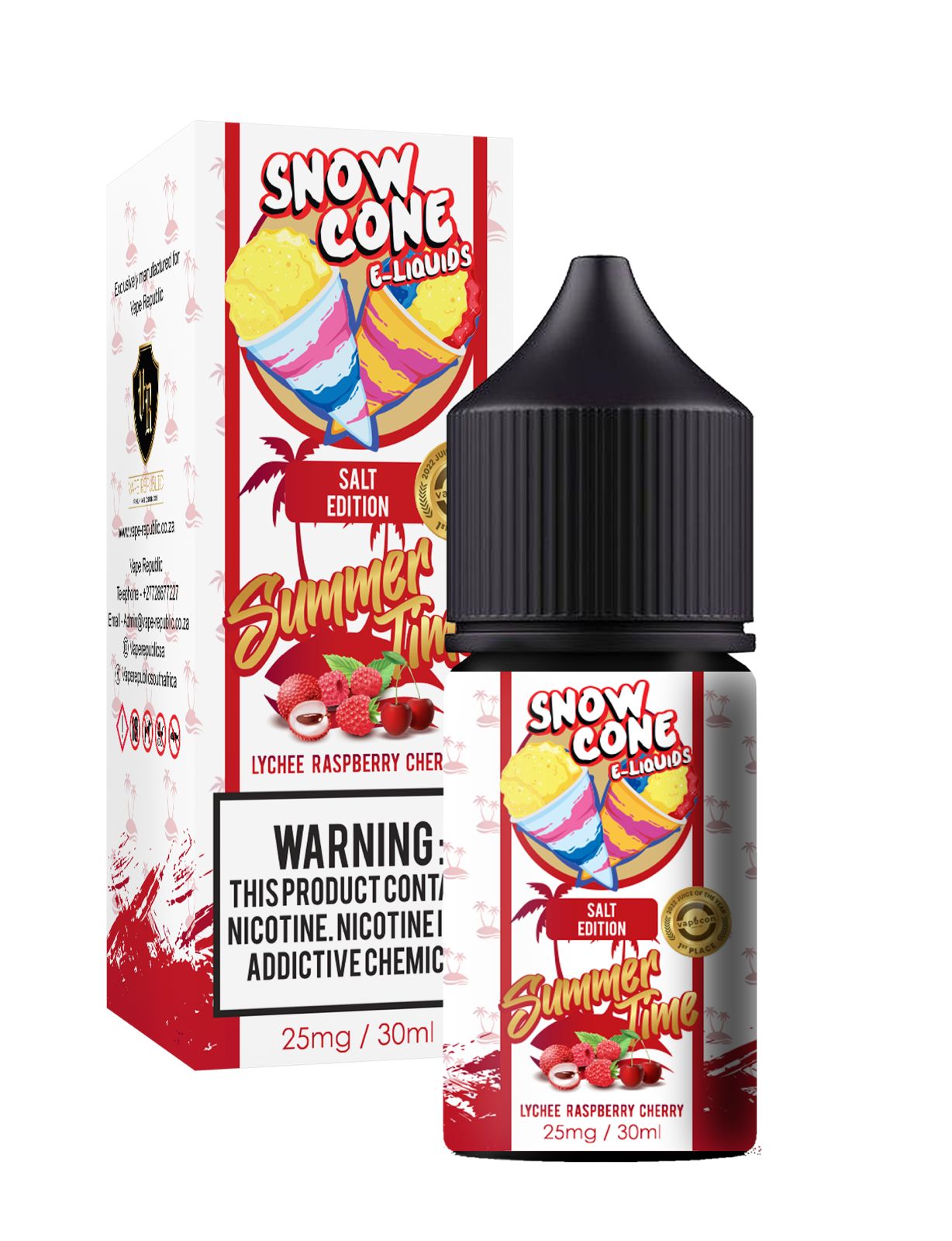 Summer Time Nic Salt by Snow Cone E-Liquid 30ml