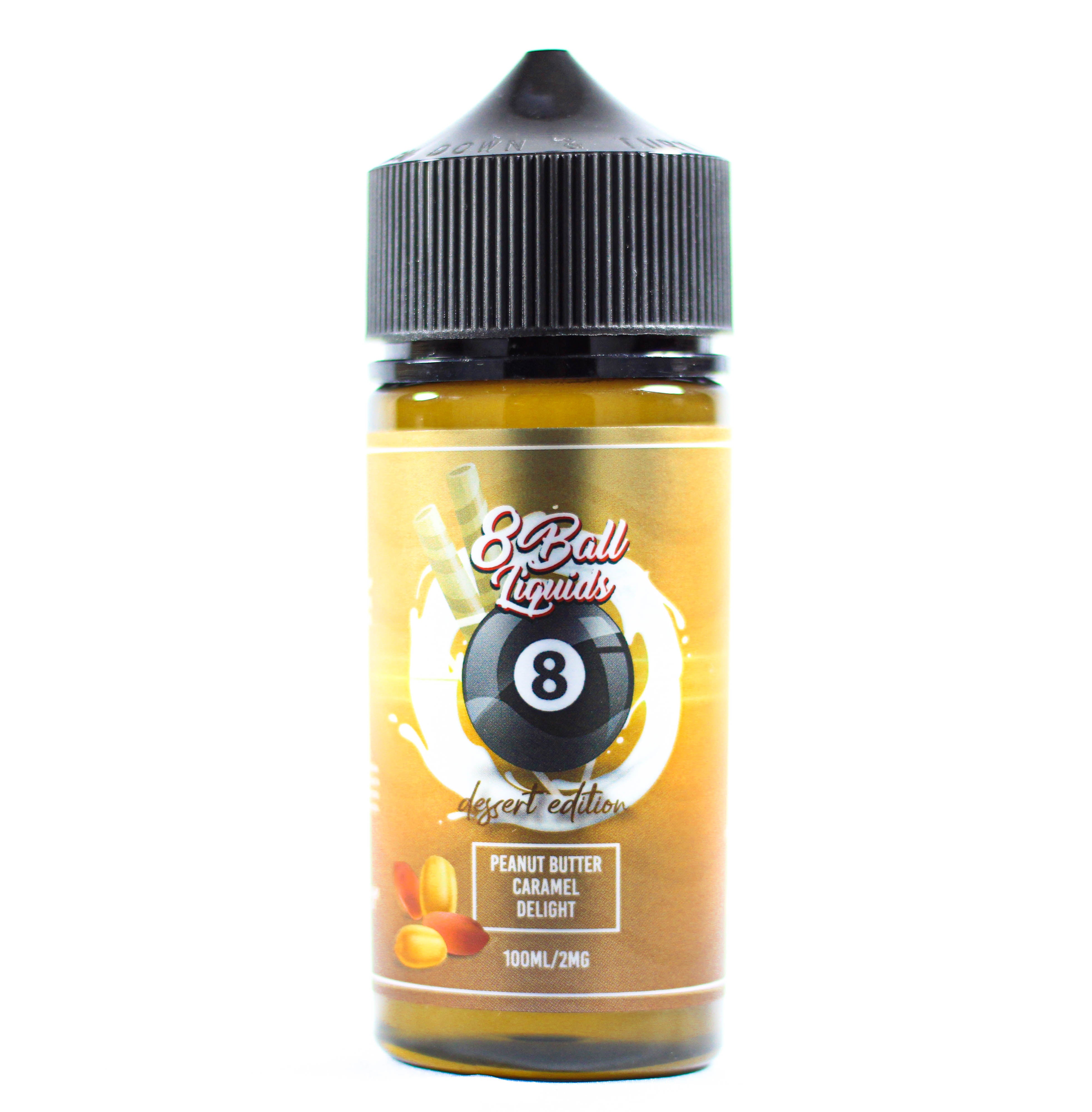 Peanut Butter Caramel Delight by 8 Ball Liquids 100ml