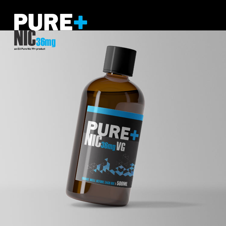 Pure+ 36mg Nicotine 500ml | Vape Junction